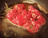 やさしいお酢de牛ごぼうどんぶり作り方1写真