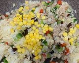 夏野菜たっぷり～彩りチャーハン作り方7写真