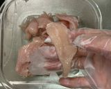レンジで簡単　棒棒鶏作り方1写真