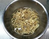 ゆでぼし大根の煮物作り方1写真