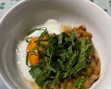 温玉子と紫蘇の納豆和え レンチンで超簡単作り方5写真