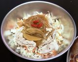 クコの実入り新玉ドレッシングかけ肉サラダ作り方4写真