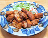 鶏もも肉と厚揚げの中華炒め作り方6写真