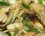 ほたてごはんand豚と野菜の生姜焼きと鯛作り方15写真