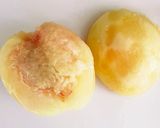 簡単☆完熟白桃＆ミニトマトの冷製パスタ作り方2写真