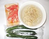 蟹カマボコの土佐酢♪簡単切り干し大根薬膳作り方1写真