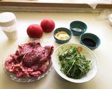 夏にぴったり。トマトの牛肉乗せ。作り方1写真