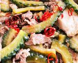 甘辛☆肉豆腐のゴーヤーチャンプルー作り方5写真