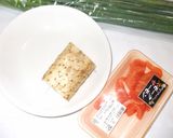 スモークサーモンのわさびマヨネーズ♪簡単作り方1写真