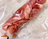 豚こま切れで、肉巻きいんげん^^作り方5写真