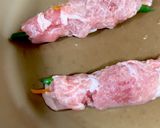 豚こま切れで、肉巻きいんげん^^作り方6写真