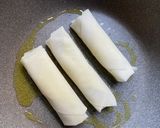 茄子とトロッとチーズの春巻き作り方3写真