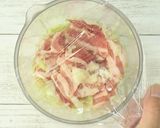 レンジで3分！ネギ塩豚丼作り方3写真
