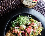 こんぶ茶で簡単♪蛸の冷製パスタ作り方4写真