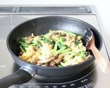 サッと炒めて【小松菜と卵の中華炒め】作り方7写真