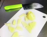 野菜と唐揚げのカレー炒め作り方1写真