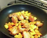 野菜と唐揚げのカレー炒め作り方6写真