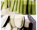 めんつゆで♪鶏胸肉と夏野菜の香味ダレ漬け作り方2写真