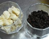 ★炊飯器ホットケーキ★バナナ&レーズン作り方1写真