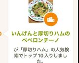 いんげんと厚切りハムのペペロンチーノ作り方13写真