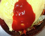 卵に豆腐入りオムライス作り方7写真