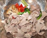 カラフル夏野菜★さっぱり甘酢の豚しゃぶ丼作り方1写真