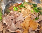 カラフル夏野菜★さっぱり甘酢の豚しゃぶ丼作り方3写真