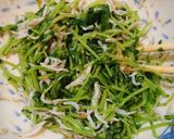 簡単!激ウマ!豆苗としらすのごま和え♪作り方6写真
