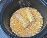 喜晴秘伝の特製塩出汁×とうもろこしご飯作り方5写真