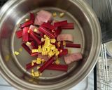無水鍋でスイスチャードとベーコンの炒め物作り方3写真