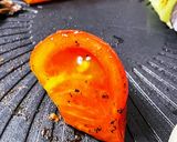 卵スープin焼きトマト作り方1写真
