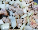 白舞茸と鶏肉の豆乳クリームペンネ作り方2写真