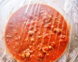 簡単★時短★バジル鯖とトマトの冷製パスタ作り方3写真