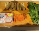 【覚書】サーモンと桃の生春巻き作り方1写真