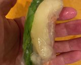 【覚書】サーモンと桃の生春巻き作り方3写真