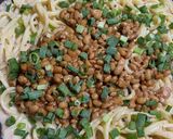 ワンパンツナマヨ納豆パスタ！激うま！！作り方5写真