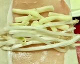 ★生ハムチーズ巻き★ ➕もやしの時短料理作り方3写真