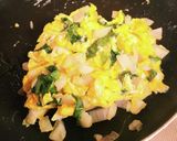 ◇大葉香る♪赤玉ねぎの卵とじ◇作り方4写真