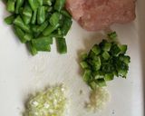 夏野菜の巾着春巻き作り方1写真