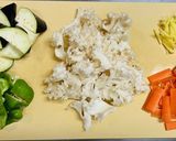 ホホホタケの鶏そぼろ野菜あんかけ作り方1写真
