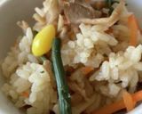 きのこの炊き込みご飯作り方6写真