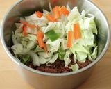 キャベツとひき肉の回鍋肉風作り方2写真