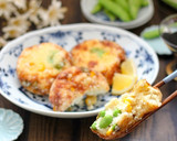 とうもろこしと枝豆のがんもどき作り方5写真