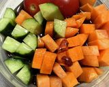 彩り鮮やか!夏野菜のかんたん酢マリネ作り方3写真