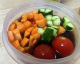 彩り鮮やか!夏野菜のかんたん酢マリネ作り方4写真