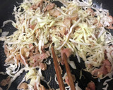 卵1個・焼肉のタレ♡簡単・とん平焼き♪作り方5写真