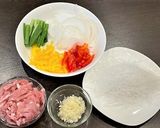 パプリカのチャプチェ作り方1写真