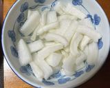 油揚げ、野菜とウィンナーのコンソメスープ作り方8写真