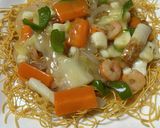 油揚げ、野菜とウィンナーのコンソメスープ作り方10写真