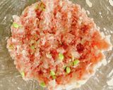 枝豆と玉ねぎ入り、豚ひき肉バーグ作り方3写真